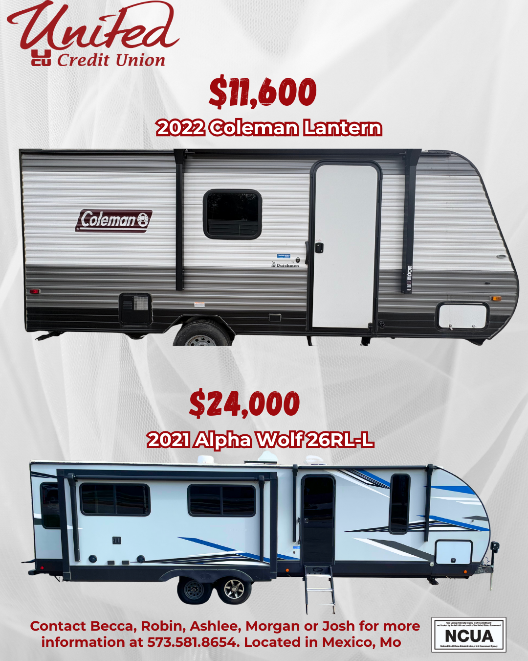 Items for Sale - United Credit Union